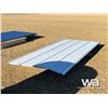 Image 3 : (10) 90.5 IN. WHITE STEEL SHEETING