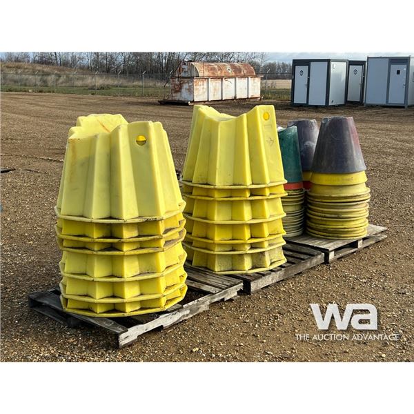 (3) PALLETS OF PIPELINE CONES