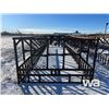 Image 3 : CUSTOM BUILT 30 FT X 9 FT ROUND BALE FEEDER