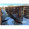 Image 2 : (5) 24 X 6 FT. 5 BAR FREESTANDING PANELS