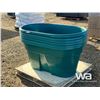 Image 3 : (6) 380L WATER TROUGHS