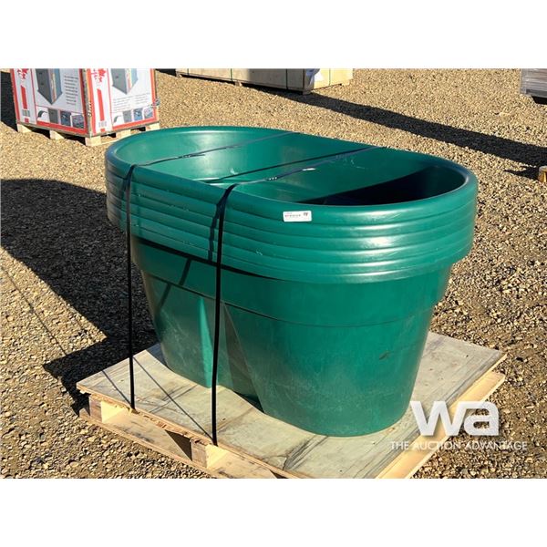 (6) 380L WATER TROUGHS