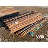 Image 2 : QTY OF 6 FT. METAL FENCE POSTS
