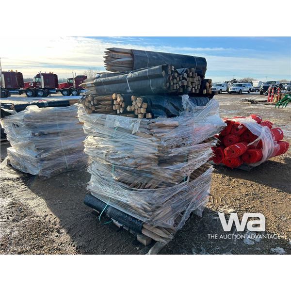 QTY OF SILT BARRIER FENCING