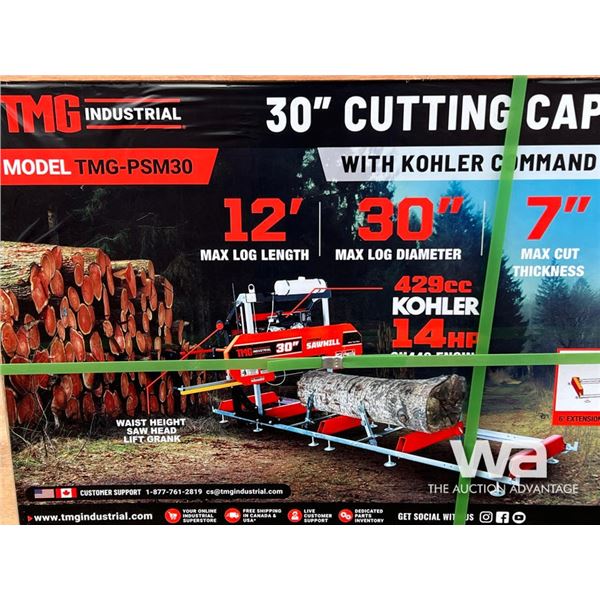 TMG 30 IN. CUTTING CAPACITY PORTABLE SAWMILL