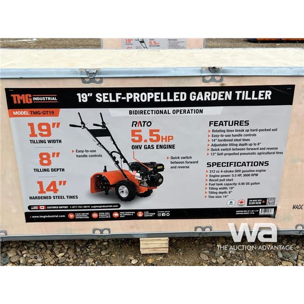 TMG 19 IN. SELF PROPELLED GARDEN TILLER