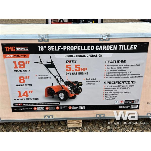 TMG 19 IN. SELF PROPELLED GARDEN TILLER