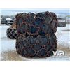 Image 2 : (2) FIRESTONE 35.5L32 FORESTRY TIRES AND CHAINS