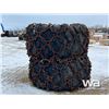 Image 3 : (2) FIRESTONE 35.5L32 FORESTRY TIRES AND CHAINS