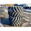 Image 2 : (2) PRIMEX 48X31.00-20 FLOATER TIRES & RIMS