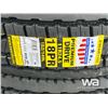 Image 4 : (8) ZWARTHZ 11R24.5 DRIVE TIRES