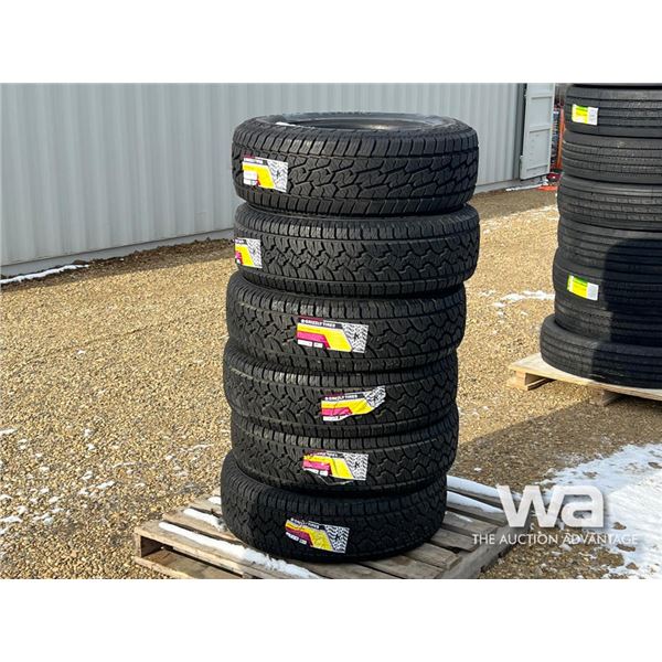 (6) GRIZZLY 265/70R18 TIRES
