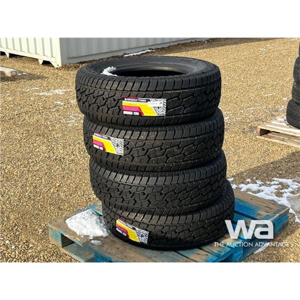 (4) GRIZZLY 275/70R18 TIRES