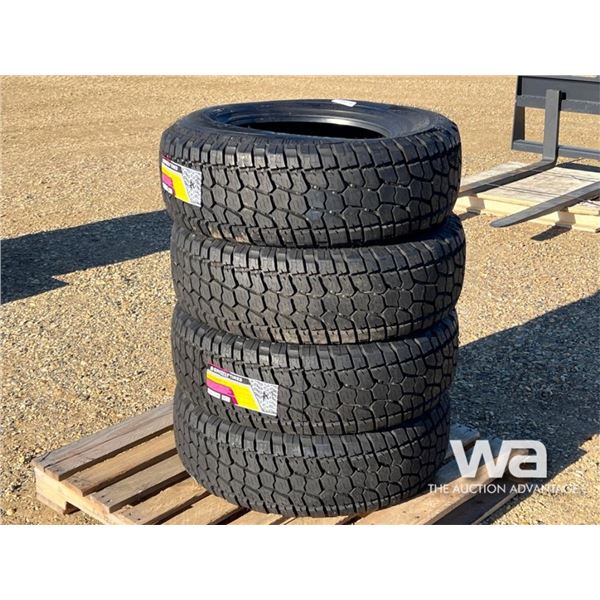 (4) GRIZZLY 265/70R18 TIRES