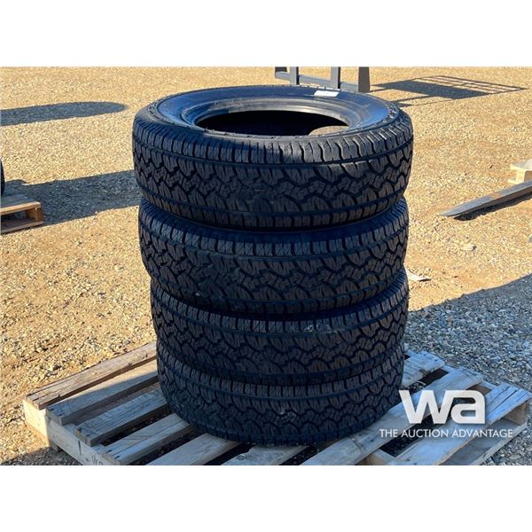 (4) GRIZZLY 265/70R18 TIRES