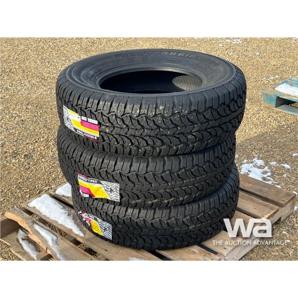 (3) GRIZZLY 275/70R18 TIRES