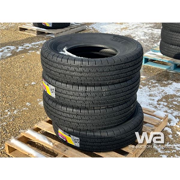 (4) GRIZZLY 235/85R16 TRAILER TIRES