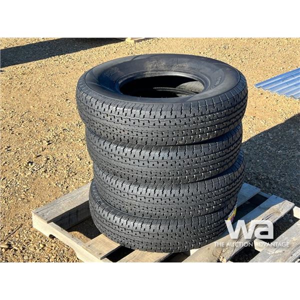 (3) GRIZZLY 235/80R16 TRAILER TIRES