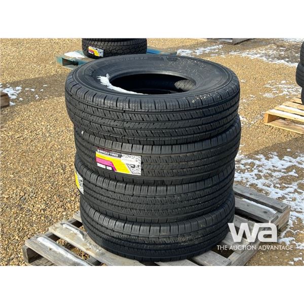 (4) GRIZZLY 235/85R16 TRAILER TIRES