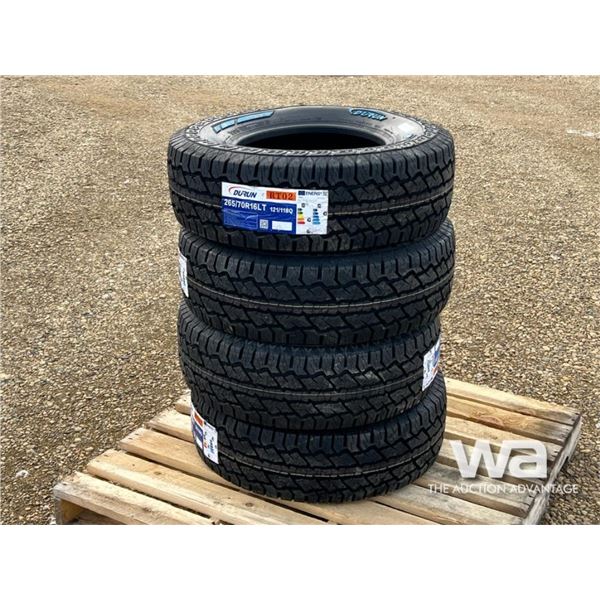 (4) DURUN 265/70R16LT TRUCK TIRES