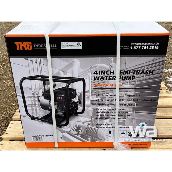 TMG 4 INCH SEMI TRASH WATER PUMP