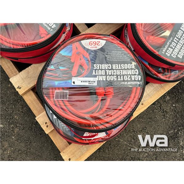 (2) 20 FT. 500 AMP BOOSTER CABLES