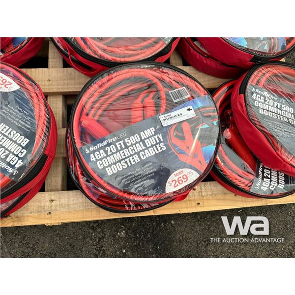 (2) 20 FT. 500 AMP BOOSTER CABLES