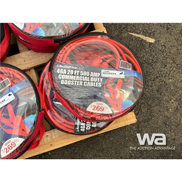 (2) 20 FT. 500 AMP BOOSTER CABLES