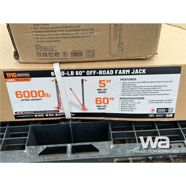 TMG 6,000 LB JACK-ALL, 4,400 LB CHAIN HOIST