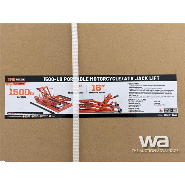 TMG 1500 LB MOTORCYCLE JACK