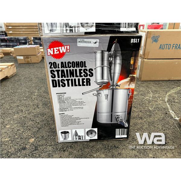 20 L ALCOHOL STAINLESS STEEL DISTILLER