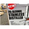 Image 3 : 20 L ALCOHOL STAINLESS STEEL DISTILLER