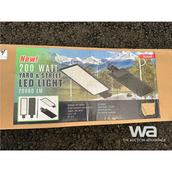 (5) 200 WATT YARD & STREET LED LIGHTS