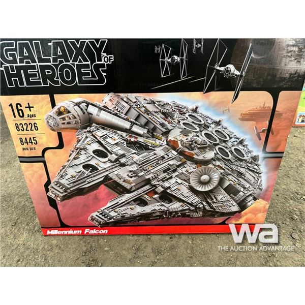 GALAXY HEROS MILLENNIUM FALCON BUILDING BLOCKS