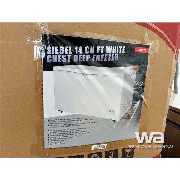 SIEBEL 14 CU FT CHEST DEEP FREEZER