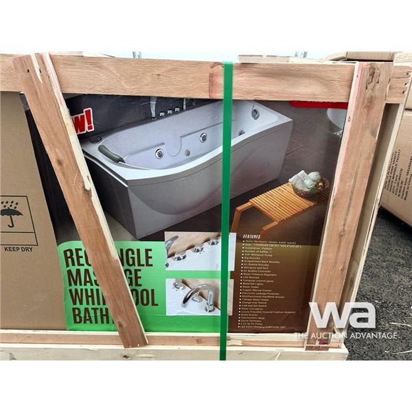 RECTANGLE MASSAGE WHIRLPOOL BATHTUB