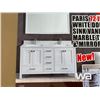 Image 2 : PARIS 72 IN. DOUBLE SINK VANITY WITH MIRROR