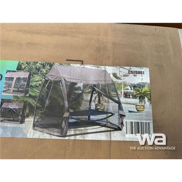 DELUXE HAMMOCK SWING GAZEBO WITH MOSQUITO NET