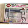 Image 2 : LOFT BUNK BED FRAME WITH LADDER