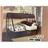 Image 2 : TWIN OVER FULL METAL FRAME BUNK BED