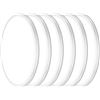 Image 1 : 6-Pack of LED Flush Mount Ceiling Lights - 12" Size - 3200LM - 28W Dimmable - New in Box