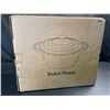 Image 3 : 1 Cast Iron Dutch Oven with Lid - 6QT Capacity - Dual Handles - Brand New in Box