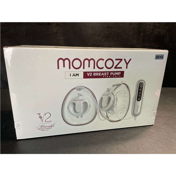 1 MomCozy V2 Wearable Electric Breast Pump - Ultra-Light & Hands-Free Design - NEW SEALED!