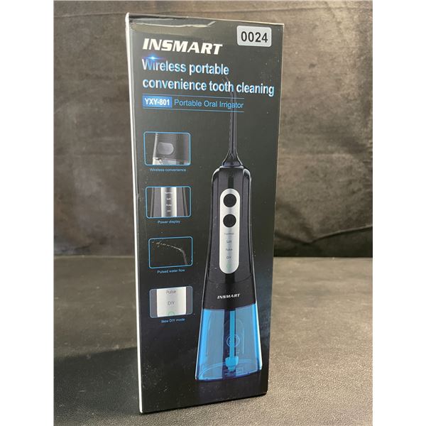1 Insmart Portable Cordless Water Dental Flosser Kit/Oral Irrigator for Teeth Cleaning - New