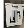 Image 2 : 1 Zeppoli Stainless Steel Electric Milk Frother/Warmer - Brand New!