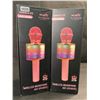 Image 1 : 2 Handheld Wireless Microphones/Karaoke Microphones (Model: WS-858L) - Brand New!