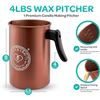 Image 3 : 1 Hearts&Crafts 4LB Premium Wax Melting Pot - Copper - For Making Candles, Arts/Crafts, etc. - New!
