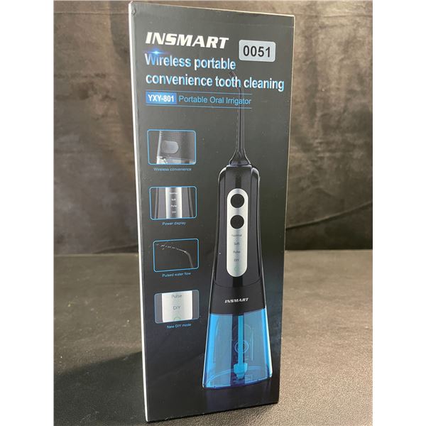 1 Insmart Portable Cordless Water Dental Flosser Kit/Oral Irrigator for Teeth Cleaning - New