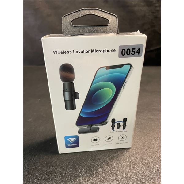 1 2-Pack of Wireless Lavalier Microphones for iPhone (Lightning Connector*) - New Sealed!
