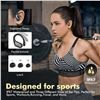 Image 5 : 1 Pair of Wireless Bluetooth Sport Earbuds - Long 80Hr Battery Life (Model: BX17) - New Sealed!